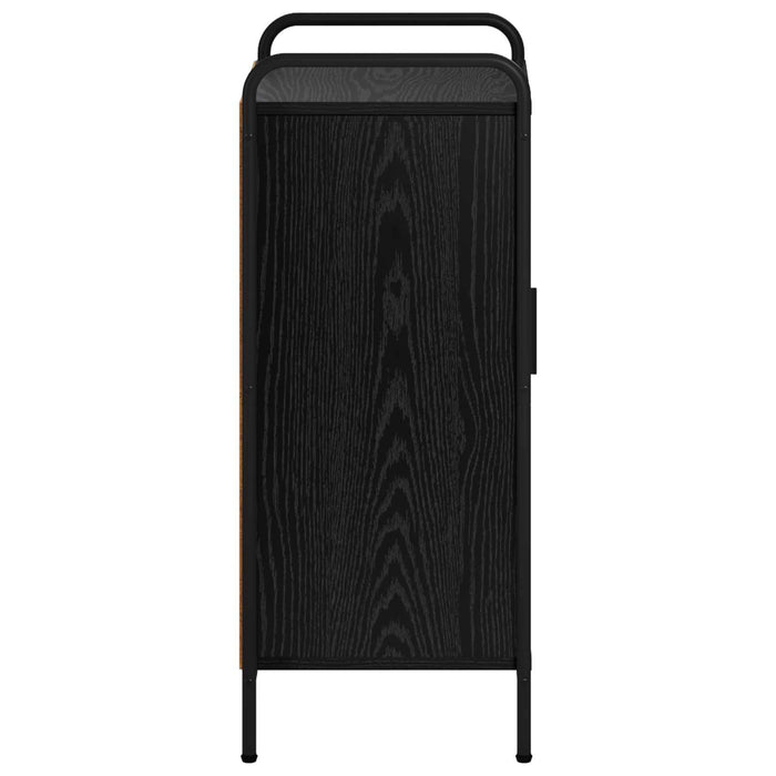 Bufet Stejar Negru 97 x 33 x 81 cm Lemn prelucrat WALTI