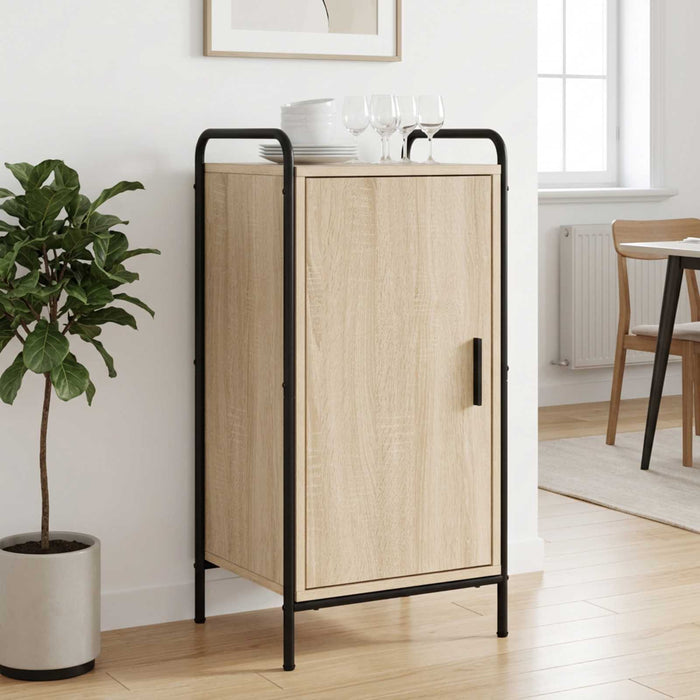 Bufet Stejar Sonoma 97 x 33 x 81 cm Lemn prelucrat - WALTI WALTI