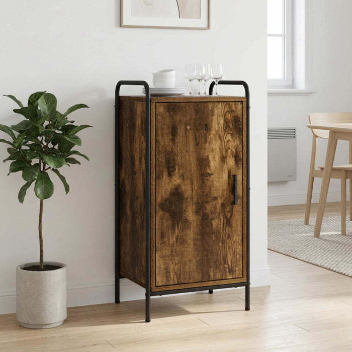 Bufet Stejar fumuriu 97 x 33 x 81 cm Lemn prelucrat WALTI