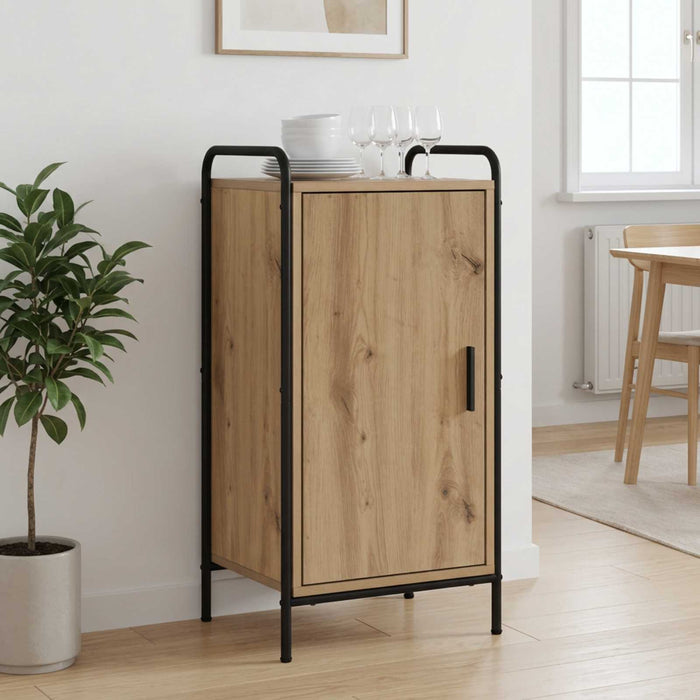 Bufet Stejar Artizanal 97 x 33 x 81 cm Lemn prelucrat WALTI