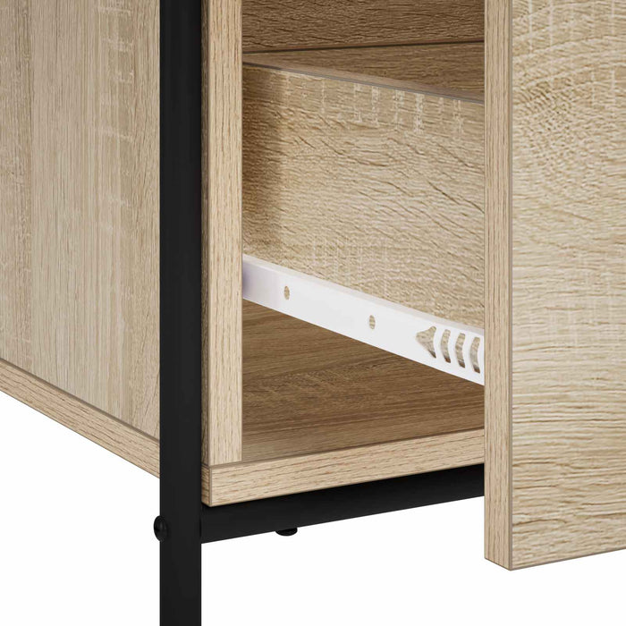 Bufet Stejar Sonoma 97 x 33 x 81 cm Lemn prelucrat WALTI