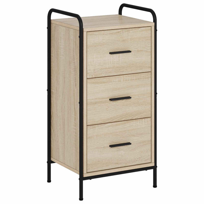 Bufet Stejar Sonoma 97 x 33 x 81 cm Lemn prelucrat WALTI