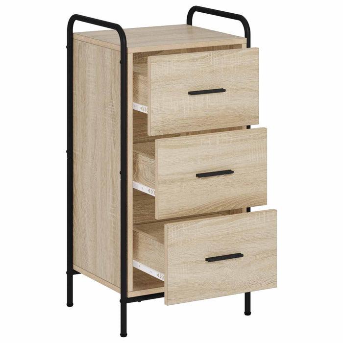 Bufet Stejar Sonoma 97 x 33 x 81 cm Lemn prelucrat WALTI