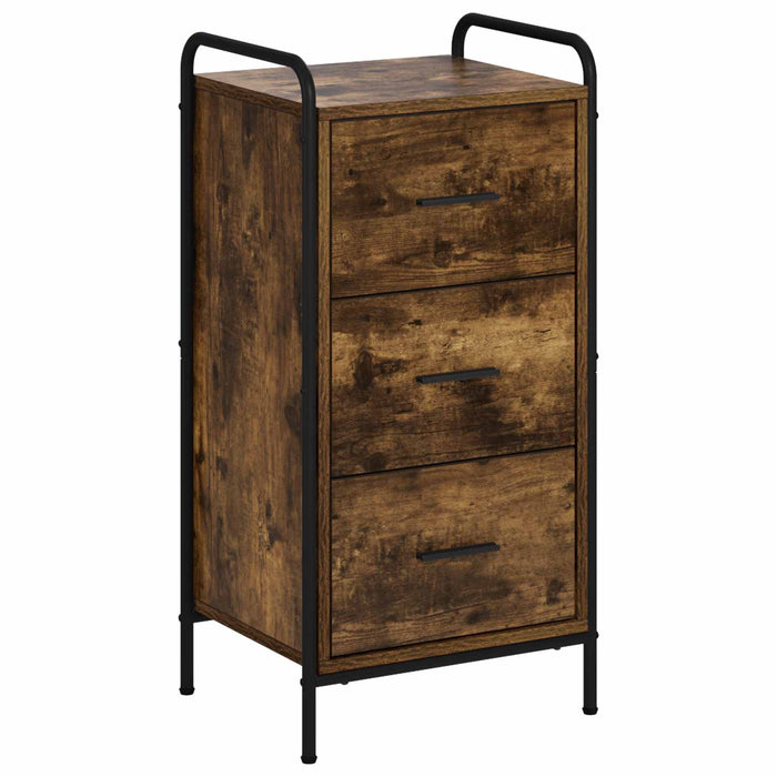 Bufet Stejar fumuriu 97 x 33 x 81 cm Lemn prelucrat WALTI