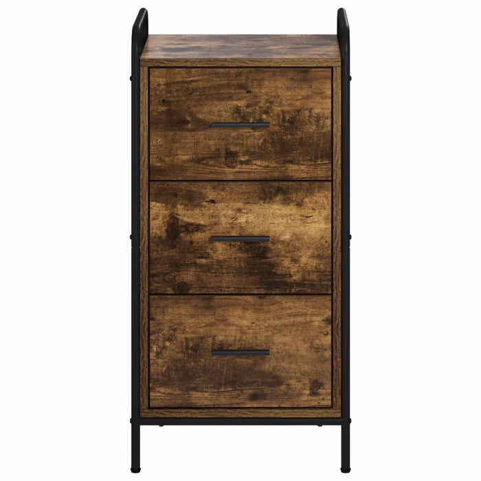 Bufet Stejar fumuriu 97 x 33 x 81 cm Lemn prelucrat WALTI