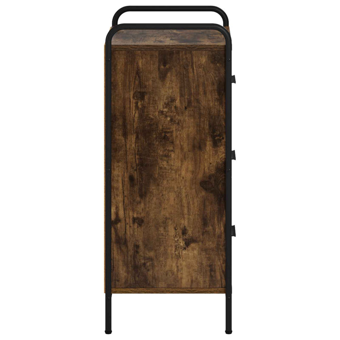 Bufet Stejar fumuriu 97 x 33 x 81 cm Lemn prelucrat WALTI
