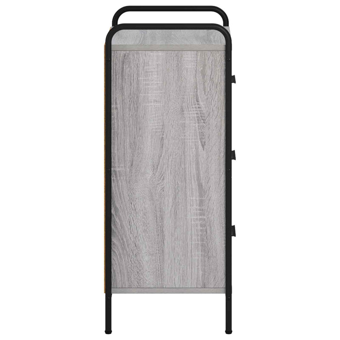 Bufet Sonoma gri 97 x 33 x 81 cm Lemn prelucrat WALTI