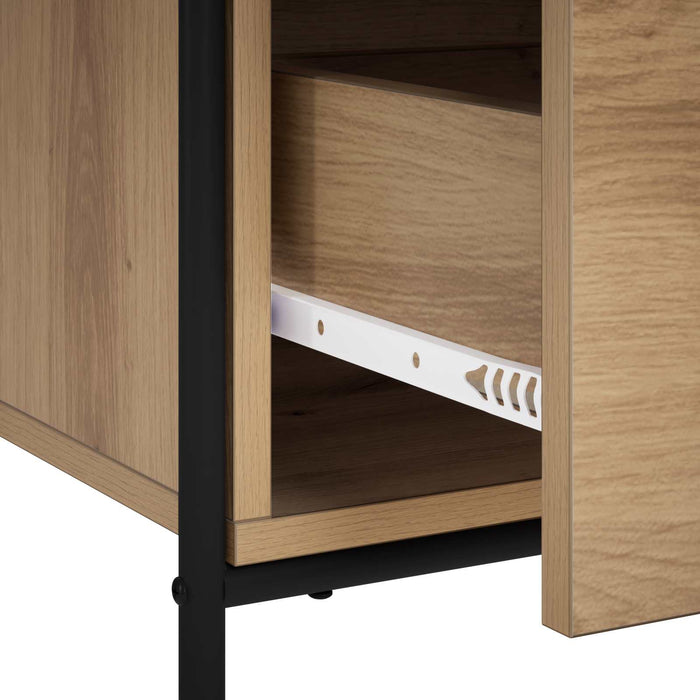 Bufet Stejar Artizanal 97 x 33 x 81 cm Lemn prelucrat WALTI