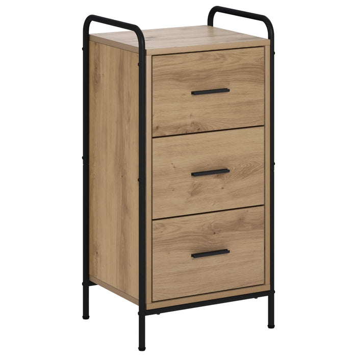 Bufet Stejar Artizanal 97 x 33 x 81 cm Lemn prelucrat WALTI