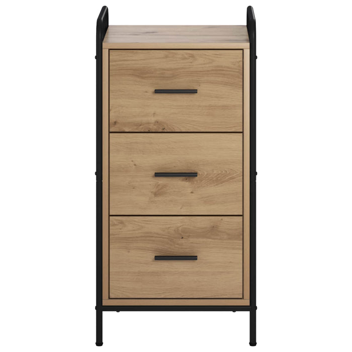 Bufet Stejar Artizanal 97 x 33 x 81 cm Lemn prelucrat WALTI