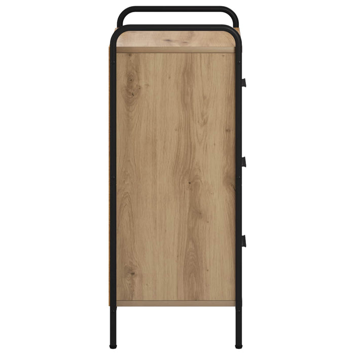 Bufet Stejar Artizanal 97 x 33 x 81 cm Lemn prelucrat WALTI