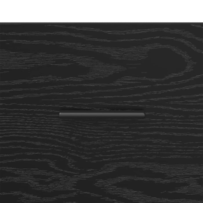 Bufet Stejar Negru 97 x 33 x 81 cm Lemn prelucrat - WALTI WALTI