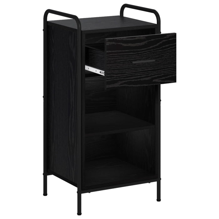 Bufet Stejar Negru 97 x 33 x 81 cm Lemn prelucrat - WALTI WALTI