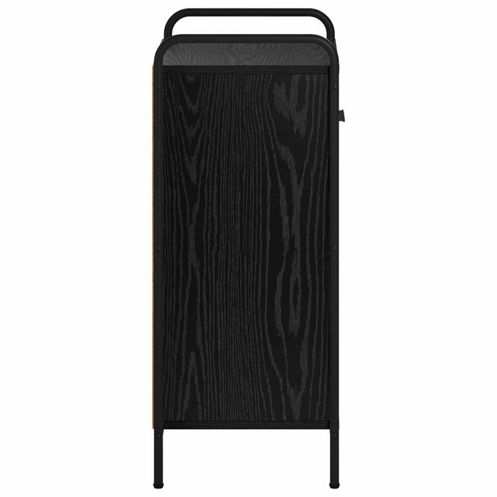 Bufet Stejar Negru 97 x 33 x 81 cm Lemn prelucrat - WALTI WALTI