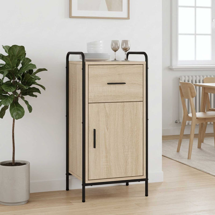 Bufet Stejar Sonoma 97 x 33 x 81 cm Lemn prelucrat WALTI