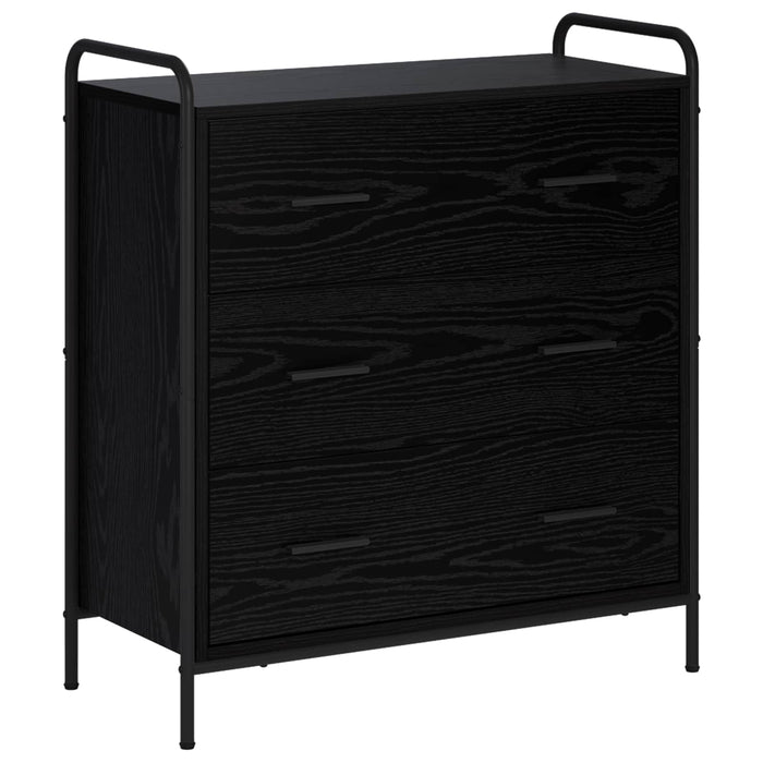 Bufet Stejar Negru 97 x 33 x 81 cm Lemn prelucrat WALTI