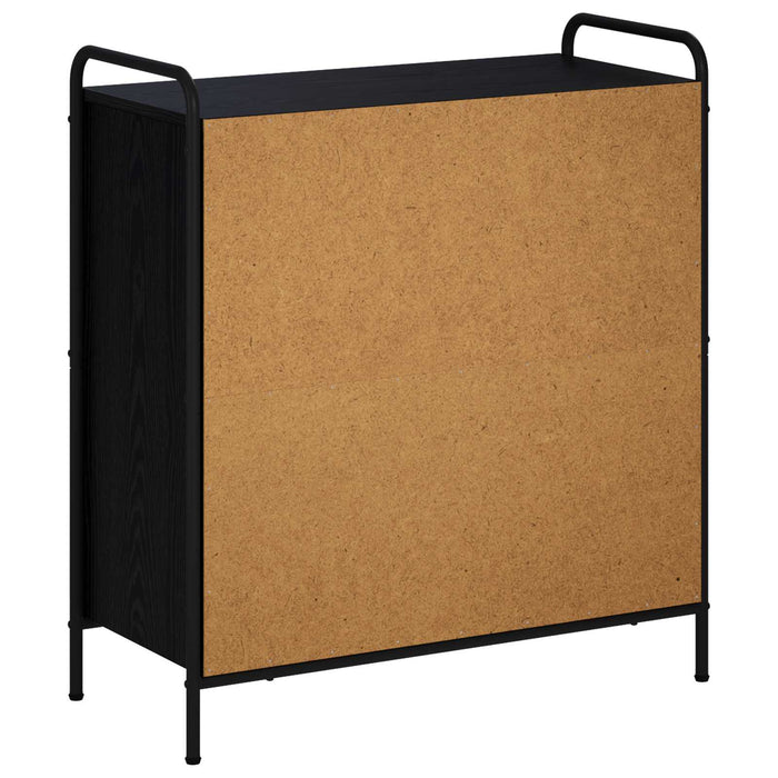Bufet Stejar Negru 97 x 33 x 81 cm Lemn prelucrat WALTI