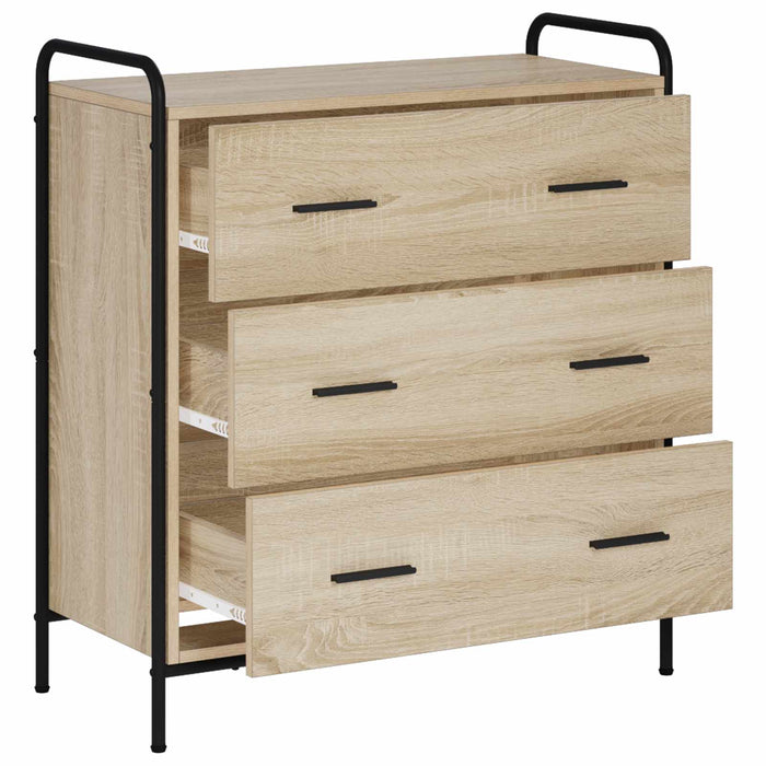 Bufet Stejar Sonoma 97 x 33 x 81 cm Lemn prelucrat WALTI