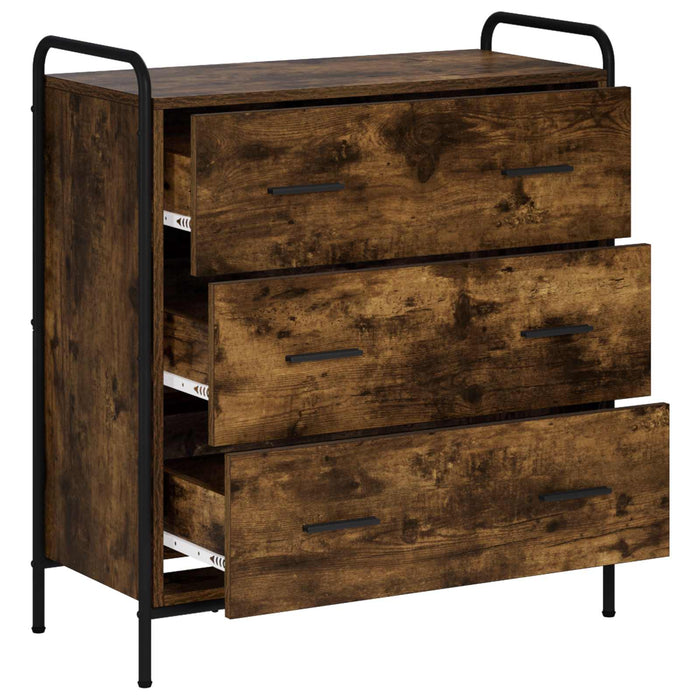 Bufet Stejar fumuriu 97 x 33 x 81 cm Lemn prelucrat WALTI