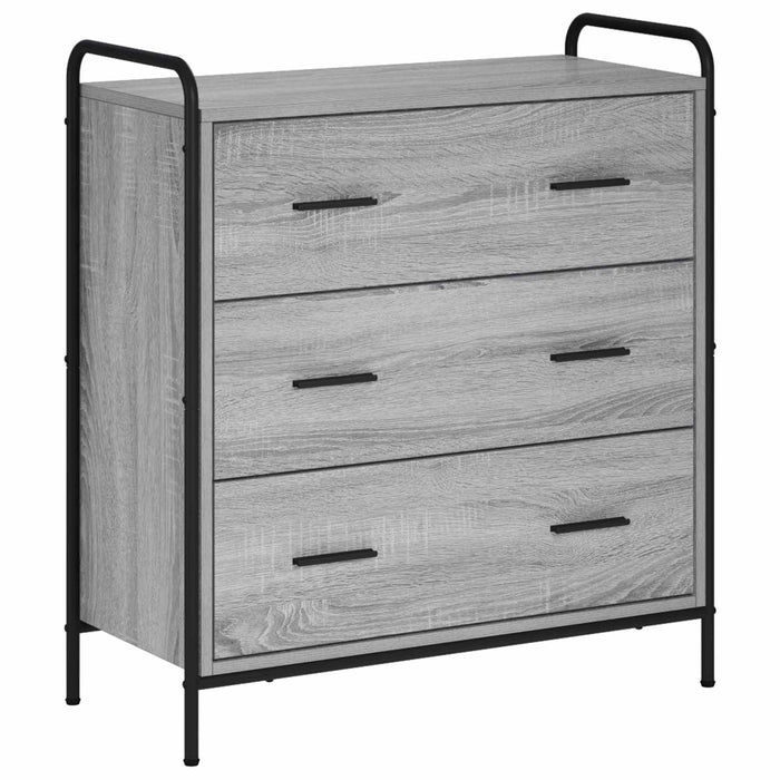 Bufet Sonoma gri 97 x 33 x 81 cm Lemn prelucrat WALTI