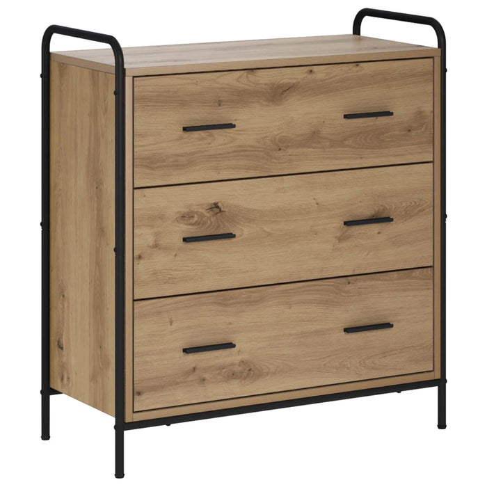 Bufet Stejar Artizanal 97 x 33 x 81 cm Lemn prelucrat WALTI
