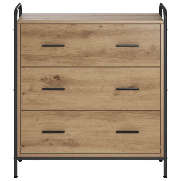 Bufet Stejar Artizanal 97 x 33 x 81 cm Lemn prelucrat WALTI