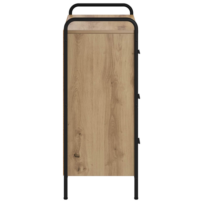 Bufet Stejar Artizanal 97 x 33 x 81 cm Lemn prelucrat WALTI