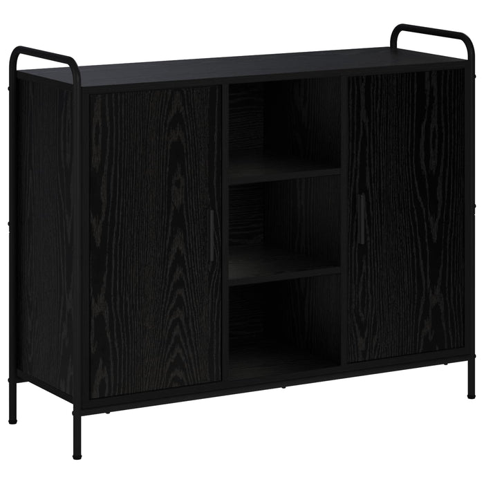 Bufet Stejar Negru 97 x 33 x 81 cm Lemn prelucrat - WALTI WALTI