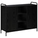 Bufet Stejar Negru 97 x 33 x 81 cm Lemn prelucrat - WALTI WALTI