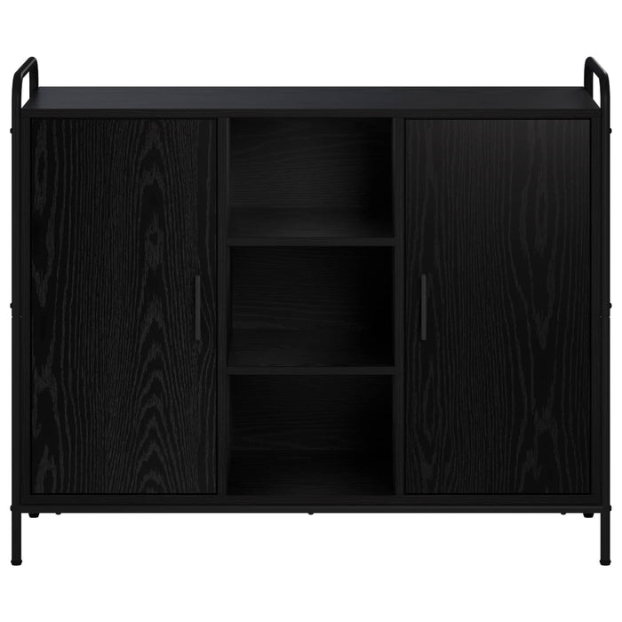 Bufet Stejar Negru 97 x 33 x 81 cm Lemn prelucrat - WALTI WALTI