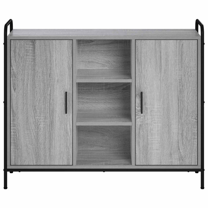 Bufet Sonoma gri 97 x 33 x 81 cm Lemn prelucrat WALTI