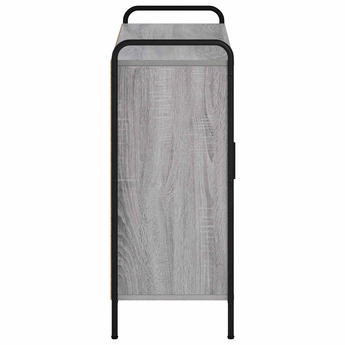 Bufet Sonoma gri 97 x 33 x 81 cm Lemn prelucrat WALTI