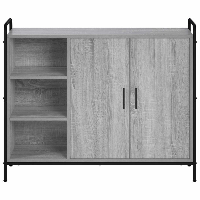 Bufet Sonoma gri 97 x 33 x 81 cm Lemn prelucrat WALTI