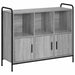Bufet Sonoma gri 97 x 33 x 81 cm Lemn prelucrat - WALTI WALTI
