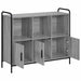 Bufet Sonoma gri 97 x 33 x 81 cm Lemn prelucrat - WALTI WALTI