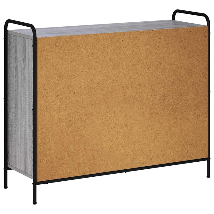 Bufet Sonoma gri 97 x 33 x 81 cm Lemn prelucrat - WALTI WALTI