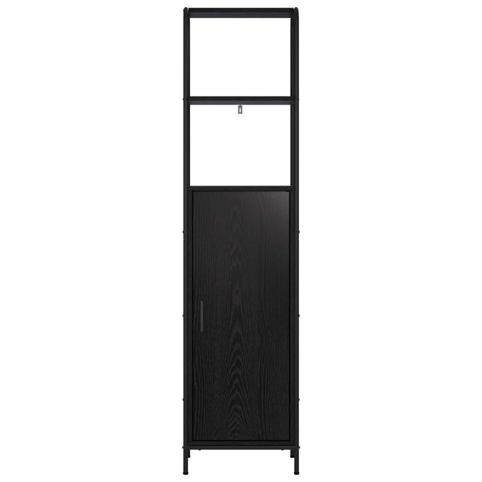 Bufet Stejar Negru 40 x 33 x 161 cm Lemn prelucrat WALTI