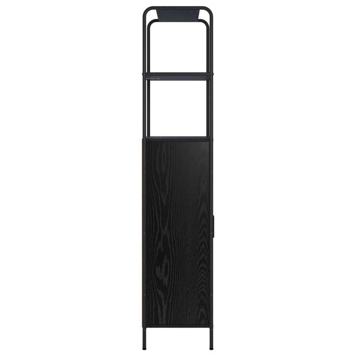 Bufet Stejar Negru 40 x 33 x 161 cm Lemn prelucrat WALTI