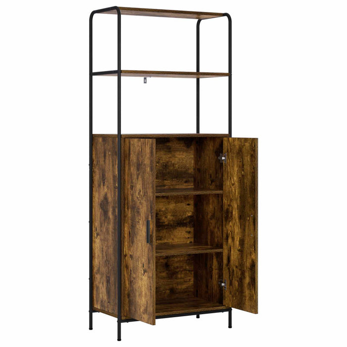 Bufet Stejar fumuriu 40 x 33 x 161 cm Lemn prelucrat WALTI