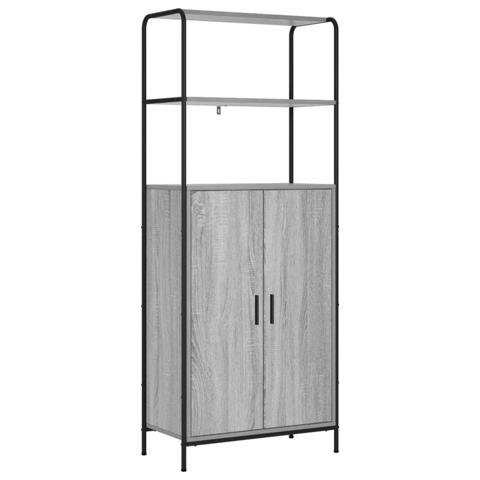 Bufet Sonoma gri 40 x 33 x 161 cm Lemn prelucrat WALTI