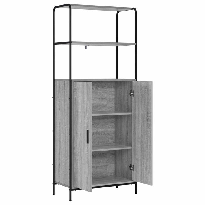 Bufet Sonoma gri 40 x 33 x 161 cm Lemn prelucrat WALTI