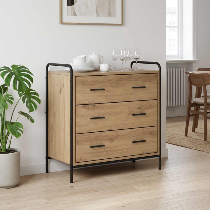Dulap cu sertare Stejar Artizanal 70 x 39,5 x 71 cm - WALTI WALTI