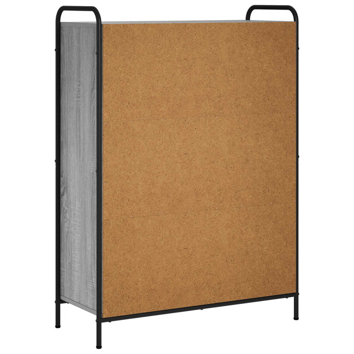 Dulap pentru cărți 55,5 x 33 x 174 cm Lemn prelucrat Sonoma gri - WALTI WALTI