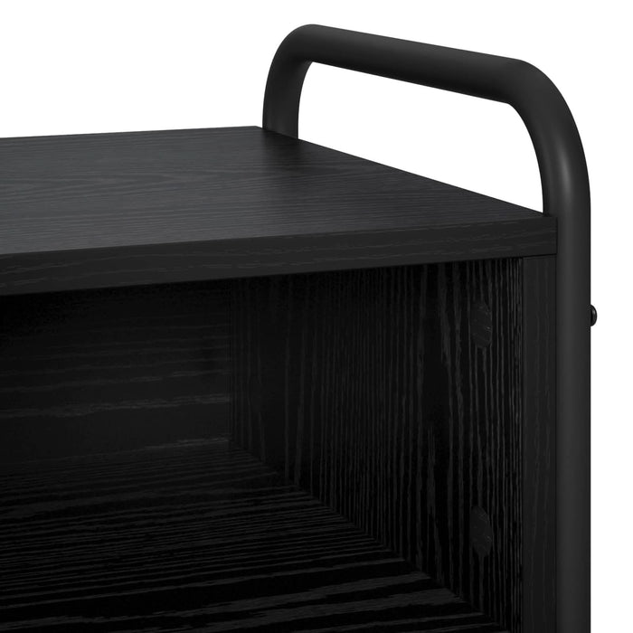 Masă de consolă Stejar Negru 90 x 33 x 80,5 cm Lemn prelucrat - WALTI WALTI