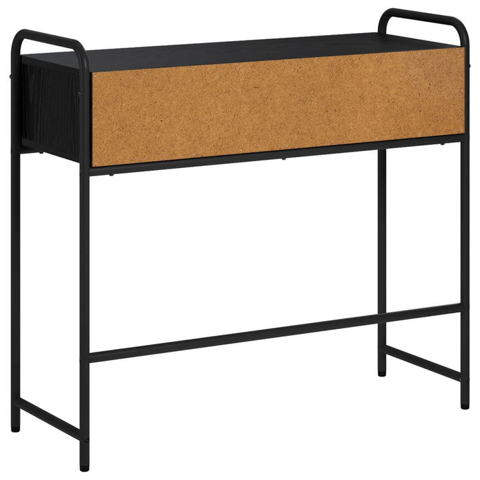 Masă de consolă Stejar Negru 90 x 33 x 80,5 cm Lemn prelucrat - WALTI WALTI