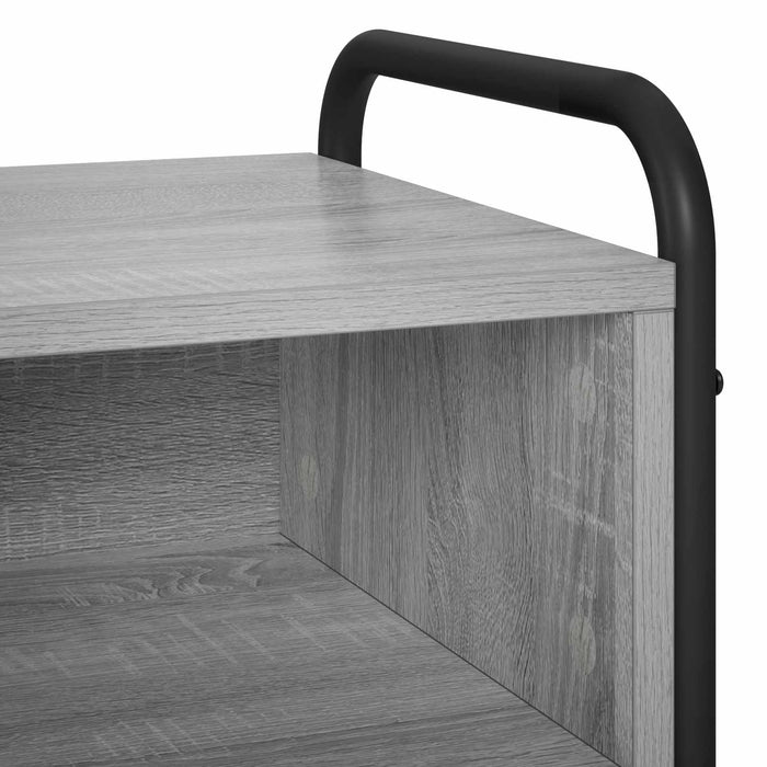 Masă de consolă Sonoma gri 90 x 33 x 80,5 cm Lemn prelucrat - WALTI WALTI