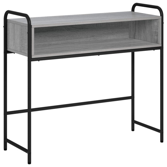 Masă de consolă Sonoma gri 90 x 33 x 80,5 cm Lemn prelucrat - WALTI WALTI