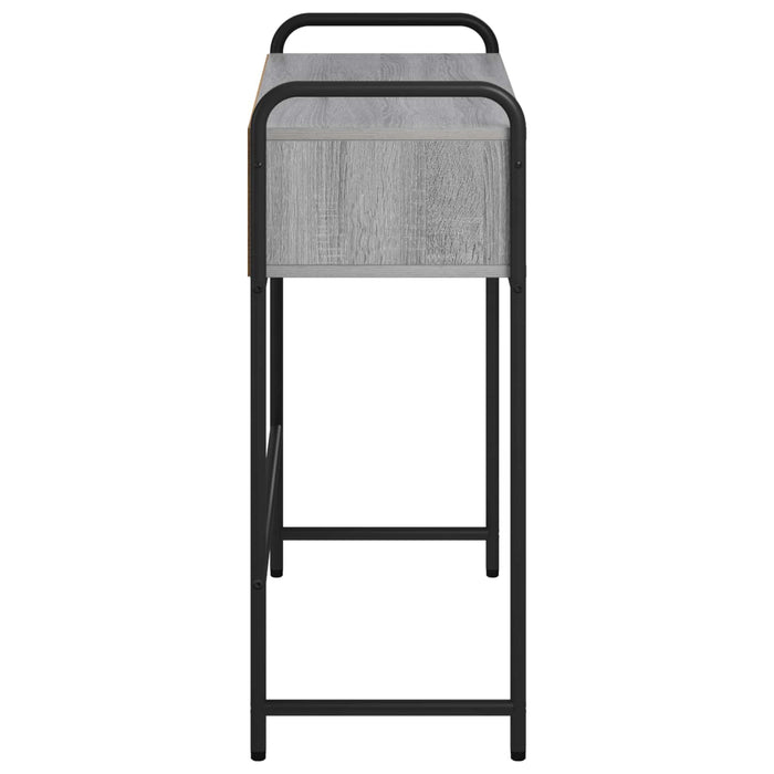 Masă de consolă Sonoma gri 90 x 33 x 80,5 cm Lemn prelucrat - WALTI WALTI