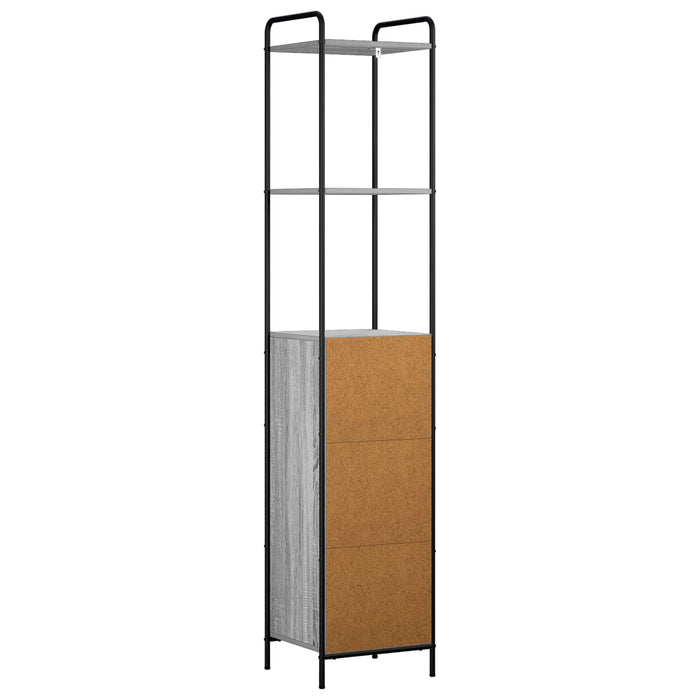 Dulap de Baie Sonoma gri 40 x 36 x 200,5 cm Lemn prelucrat WALTI