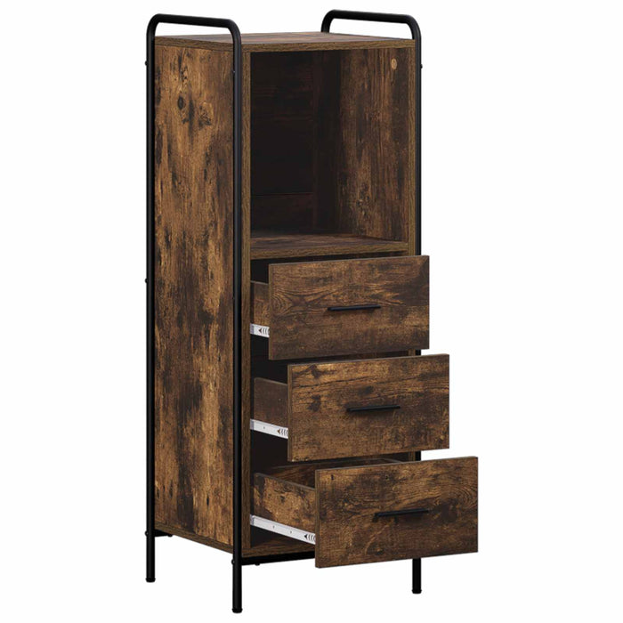 Dulap de Baie Stejar fumuriu 40 x 36 x 109,5 cm Lemn prelucrat WALTI